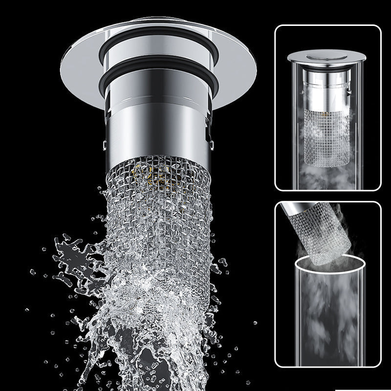 Globetrek° PopUpFilter 1+1 FREE: Stainless Steel Pop Up Drain Filter