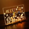 Kletshuts™ NoteBoard: LED Lamp Acrylic Note And Drawing Board