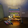 Kletshuts™ NoteBoard: LED Lamp Acrylic Note And Drawing Board
