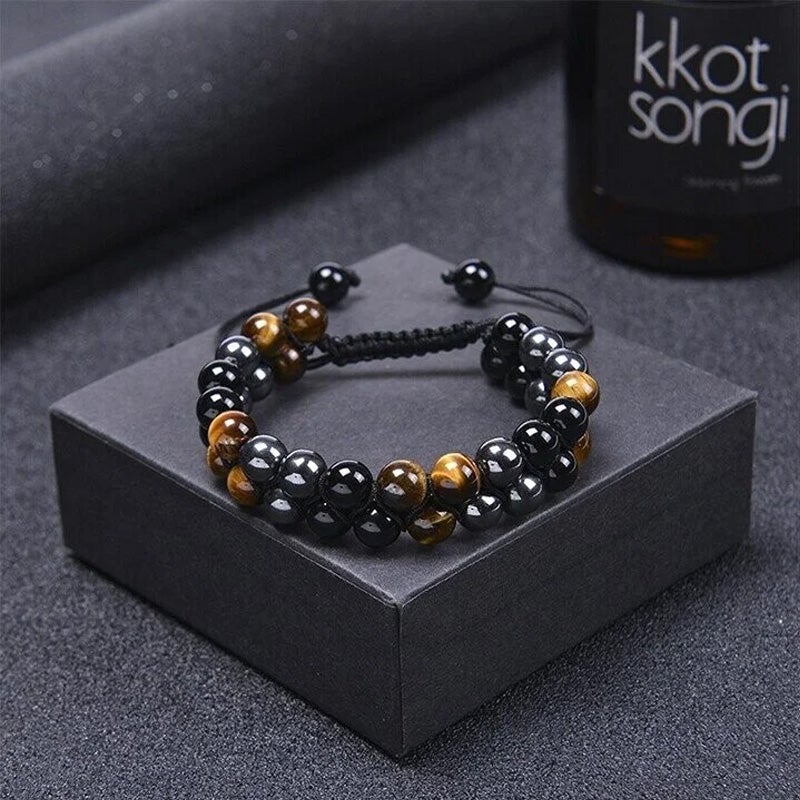 Jewelance™ ProtectionBracelet 1+1 FREE: Double Layer Tiger’s Eye Protection Bracelet