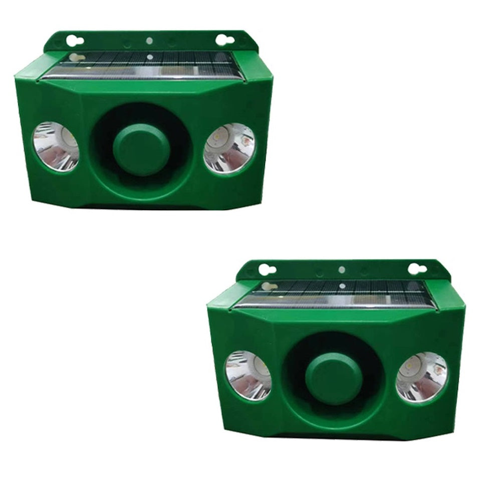 LightAlert - Animal Repellent Alert Light And Sound Solar Powered Warning Tool