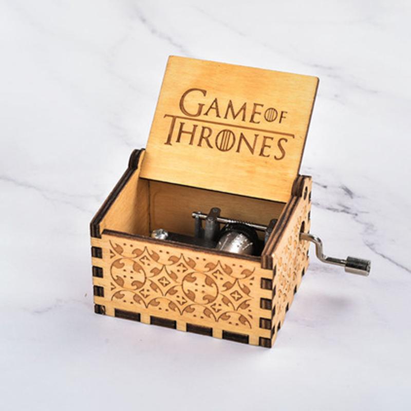 MusicBox - Hand Crank Wooden Music Box