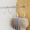 GlideHold® ClosetRing 10+10 FREE: Open Ring Space Saver Closet Hanger