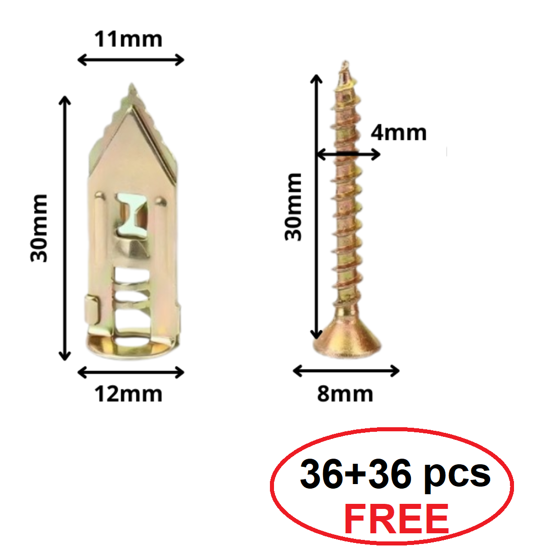 WallScrews - High Quality Heavy Duty No Drilling Wall Screws And Anchors