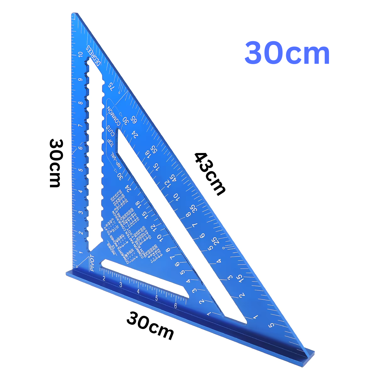 TriangleRuler - Aluminum Alloy Triangle Ruler For Woodworking