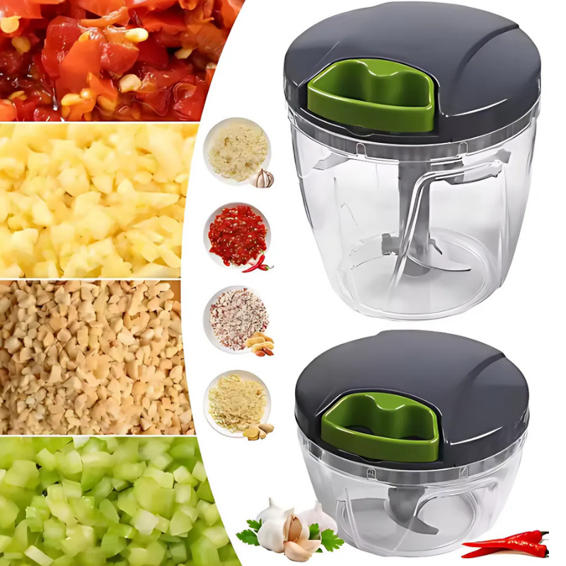 Globetrek° ManualChopper 1+1 FREE: High-Quality Vegetable Manual Chopper