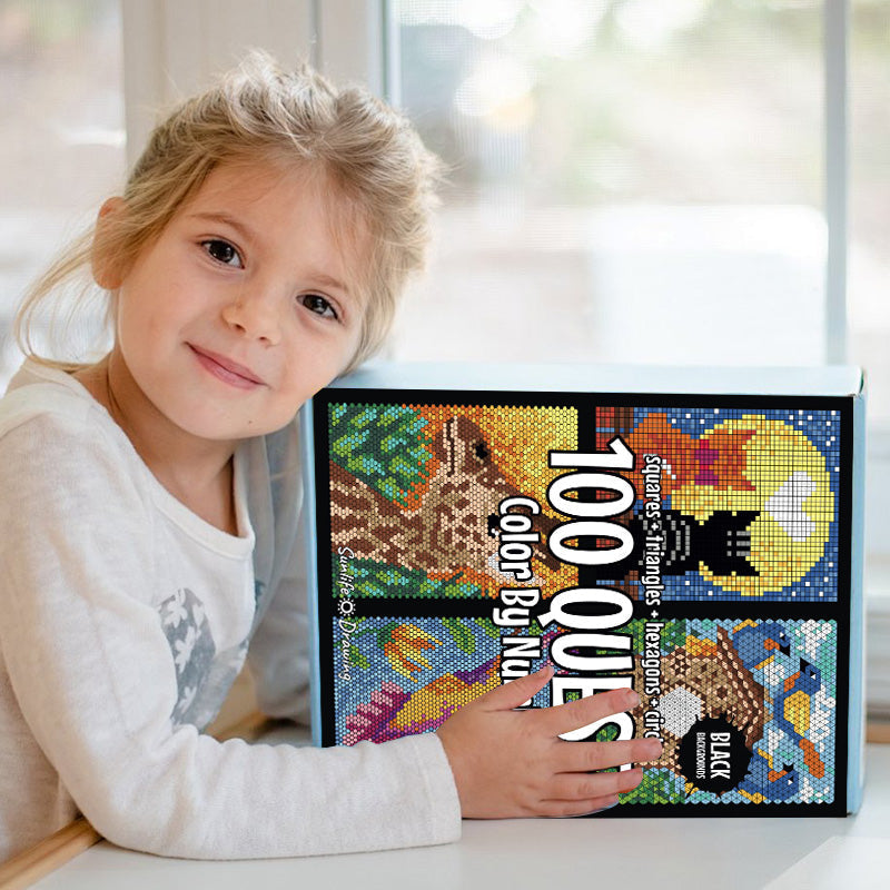 Kletshuts™ ColorQuest: 100 Quest Color By Numbers Coloring Book