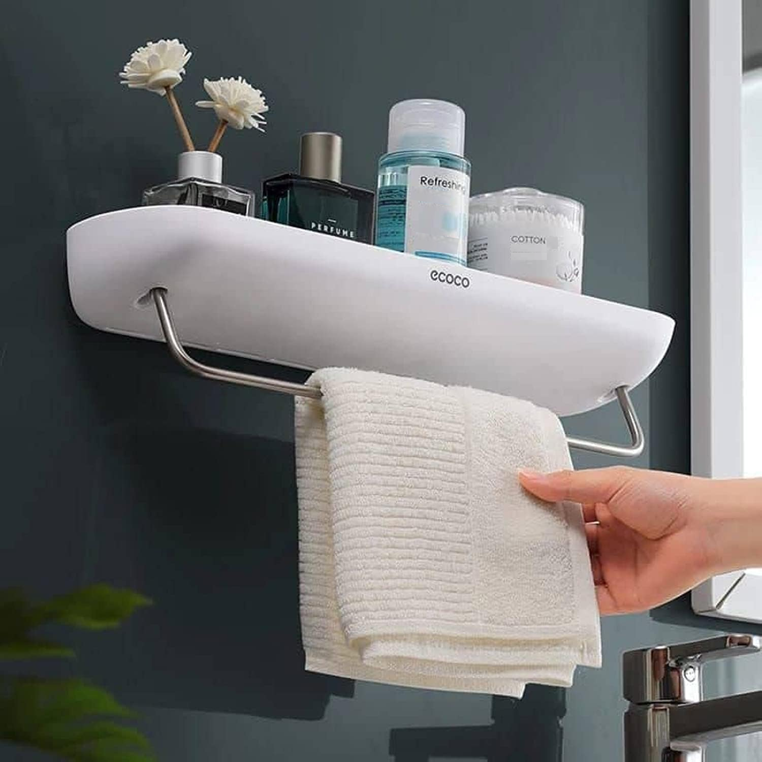 GlideHold® MountShelf - Easy Mount Storage Shelf