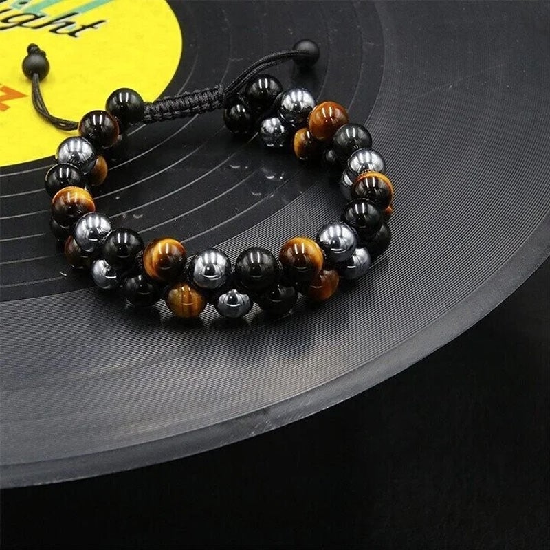 Jewelance™ ProtectionBracelet 1+1 FREE: Double Layer Tiger’s Eye Protection Bracelet