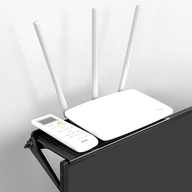 GlideHold® TopShelf: Multifunctional Screen Top Shelf Storage