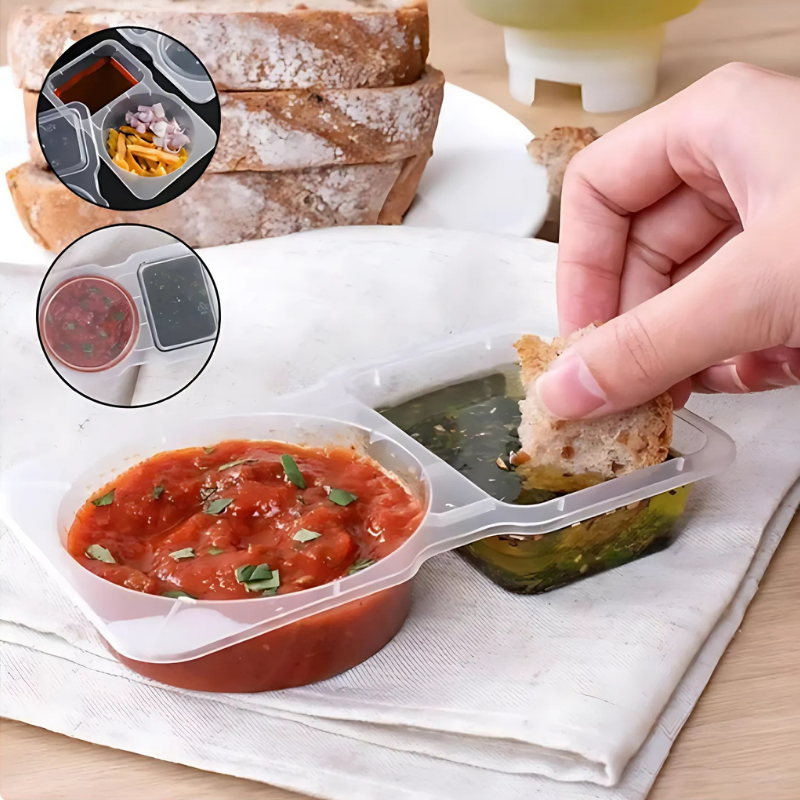 Globetrek° FoodContainer: Dual-Compartment Food Storage Container