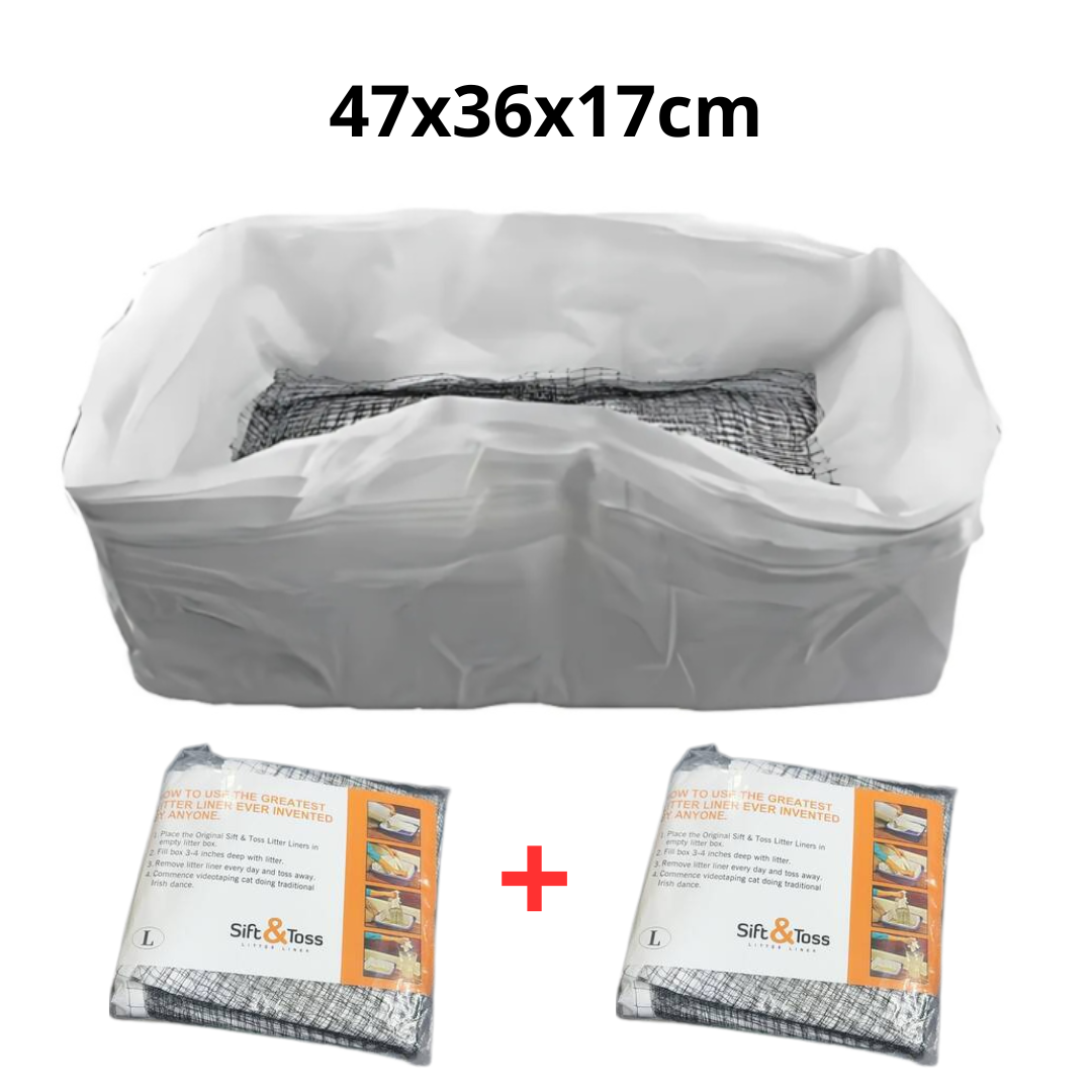 Catfri® WasteFilter 1+1 FREE: Reusable Cat Litter Liners For Waste Removal