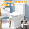 Globetrek° ToiletBolt 1+1 Set FREE: Heavy Duty Toilet Seat Locking Bolt And Screws Kit