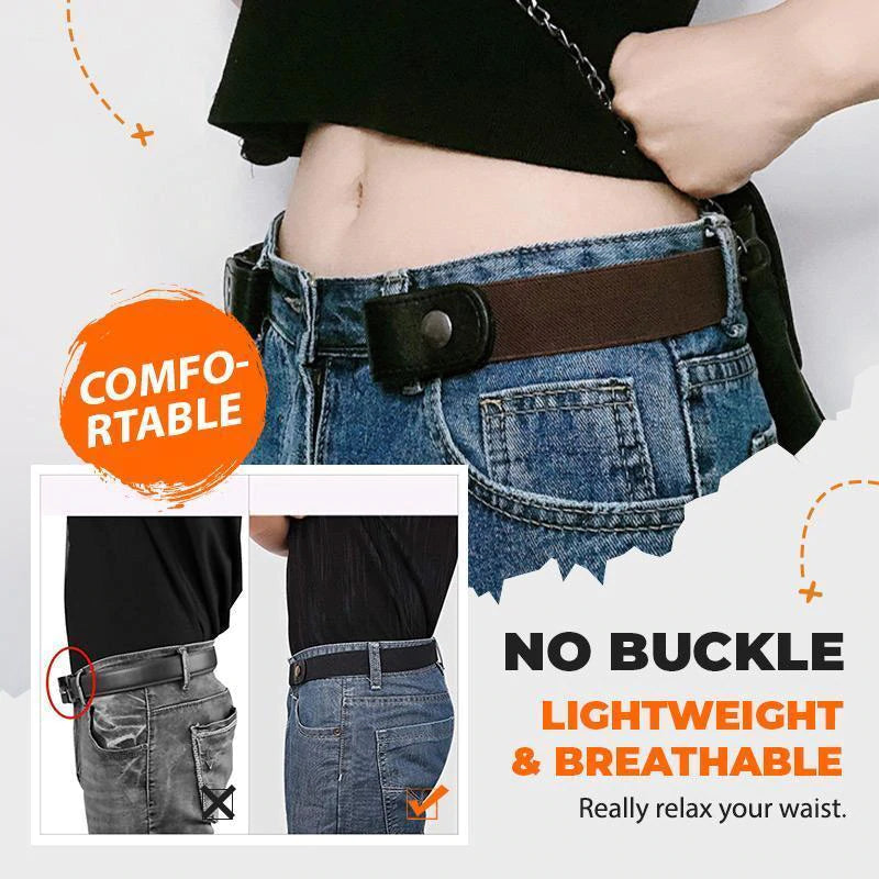 Icone™ ElasticBelt 1+1 FREE: Buckle Free Invisible Elastic Waist Belts