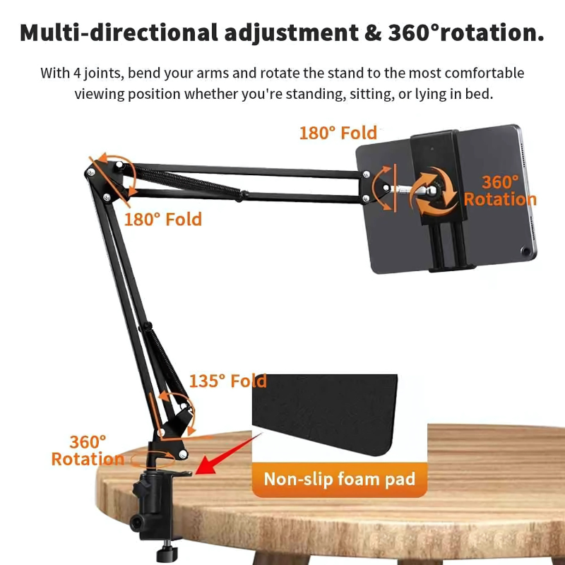 Holder360° PowerHold - Universal Phone And Tablet Adjustable Holder