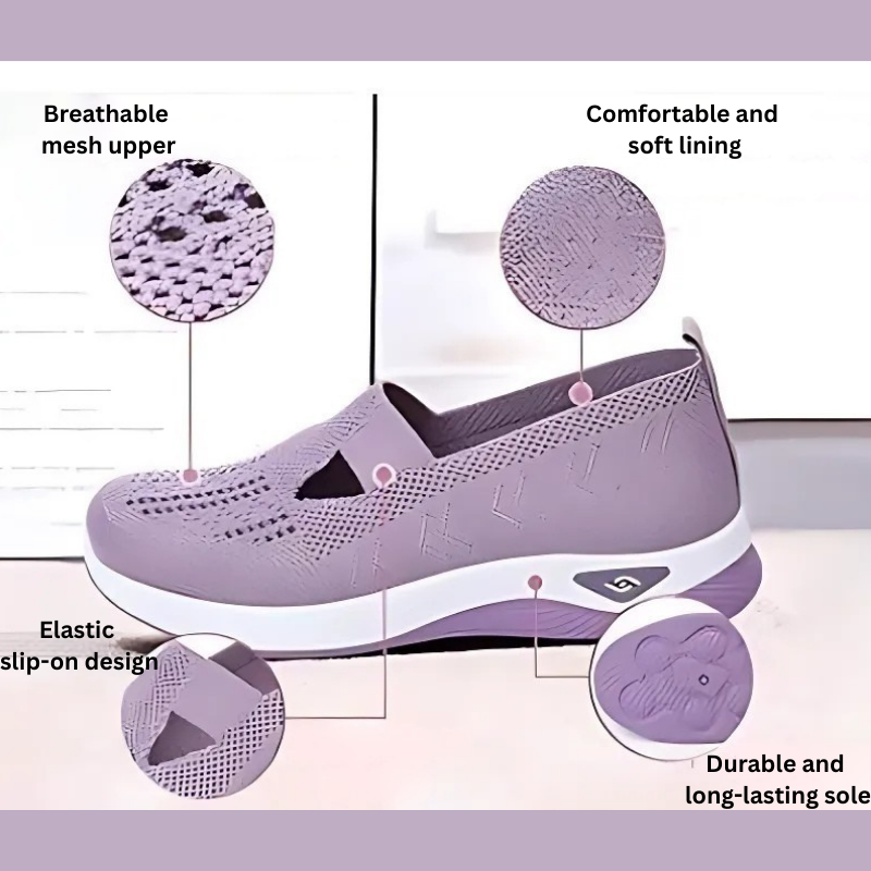 Happy™ StylishSneakers 1+1 FREE: Breathable Comfort Fit Stylish Sneakers