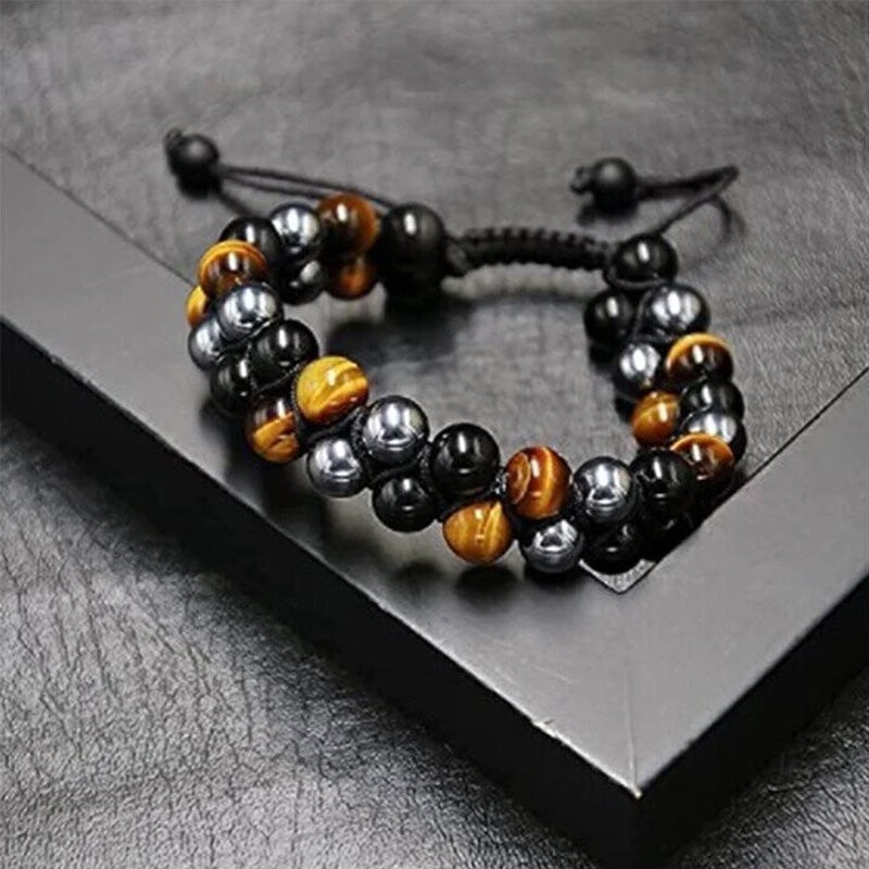 Jewelance™ ProtectionBracelet 1+1 FREE: Double Layer Tiger’s Eye Protection Bracelet