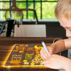 Kletshuts™ NoteBoard: LED Lamp Acrylic Note And Drawing Board