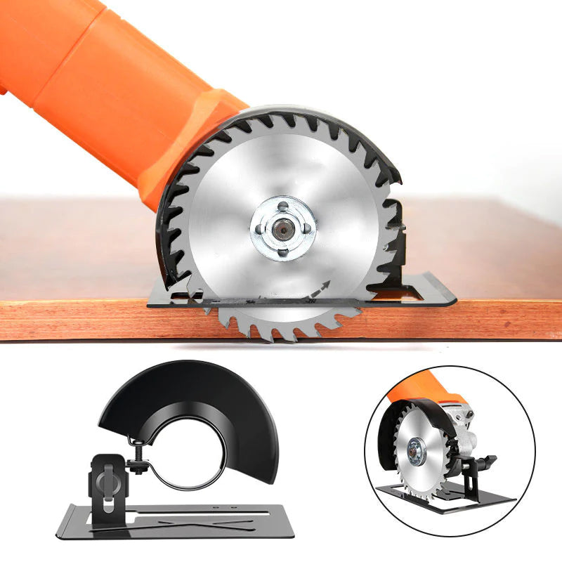 CuttingSupport: Adjustable Angle Grinder Base And Protective Cover