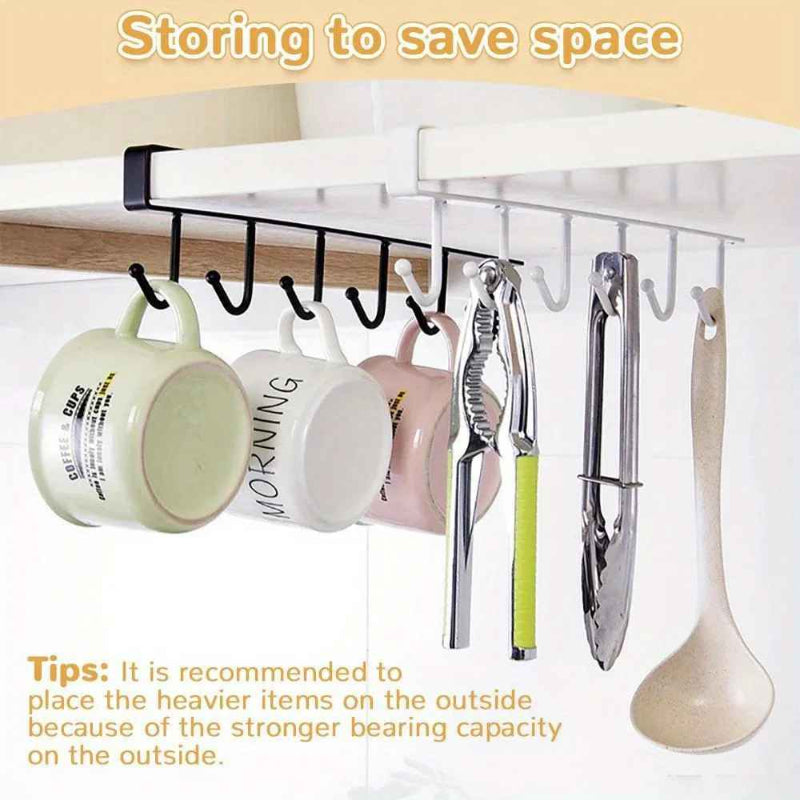 GlideHold® ShelfHooks 1+1 FREE: Shelf Hanging Rack Hooks For Kitchen And Closet