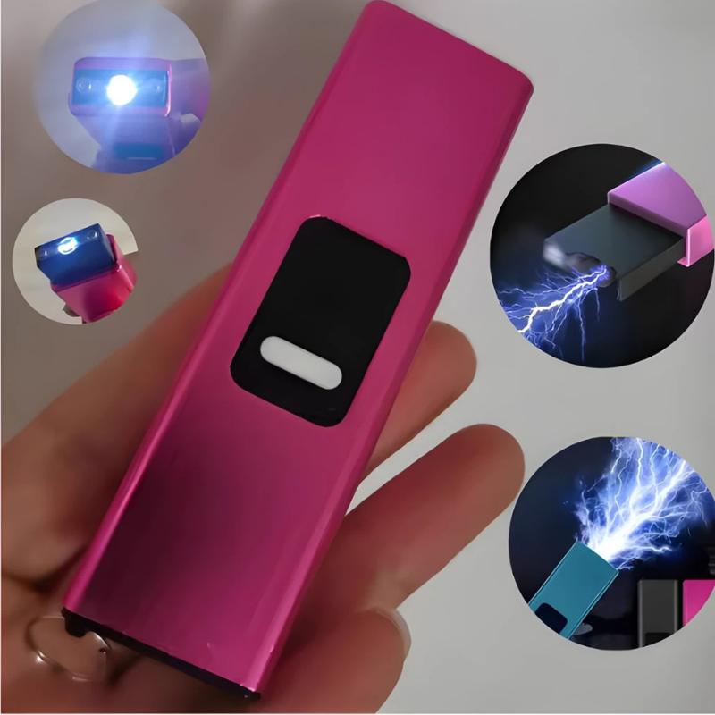 MiniShock: 2-In-1 Rechargeable Portable Self-Defense Device