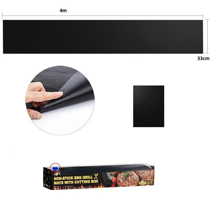 Globetrek° GrillMat – Non Stick BBQ Grill Mats With Easy Cut Box
