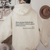 Icone™ DearHoodie: Hoodie With Front And Back Message Print