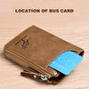 Icone™ ZippyWallet: Men's Zipper Leather Wallet with RFID Protection