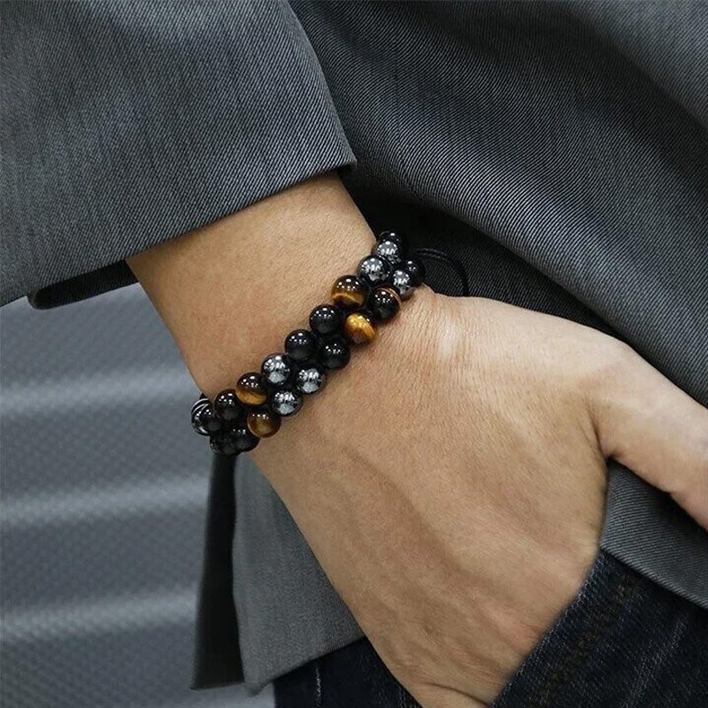 Jewelance™ ProtectionBracelet 1+1 FREE: Double Layer Tiger’s Eye Protection Bracelet