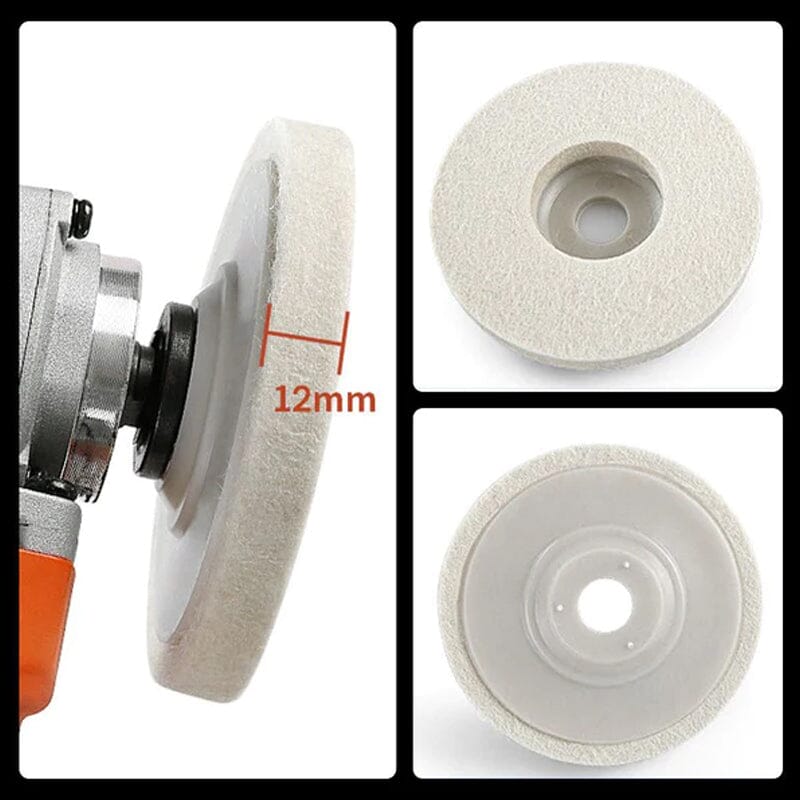 PolishingDisc - Versatile Wool Polishing Wheel Disc