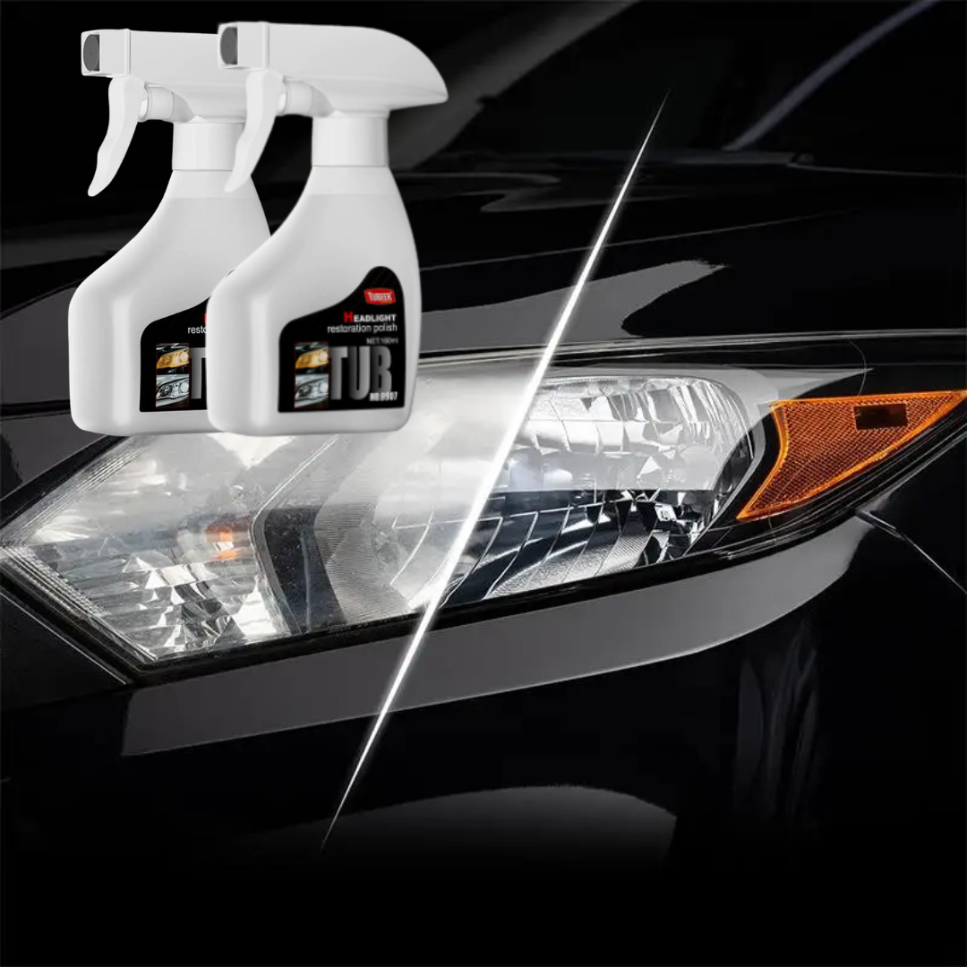 HeadlightSpray 1+1 FREE: Easy To Use Car Headlight Cleaning Spray Set
