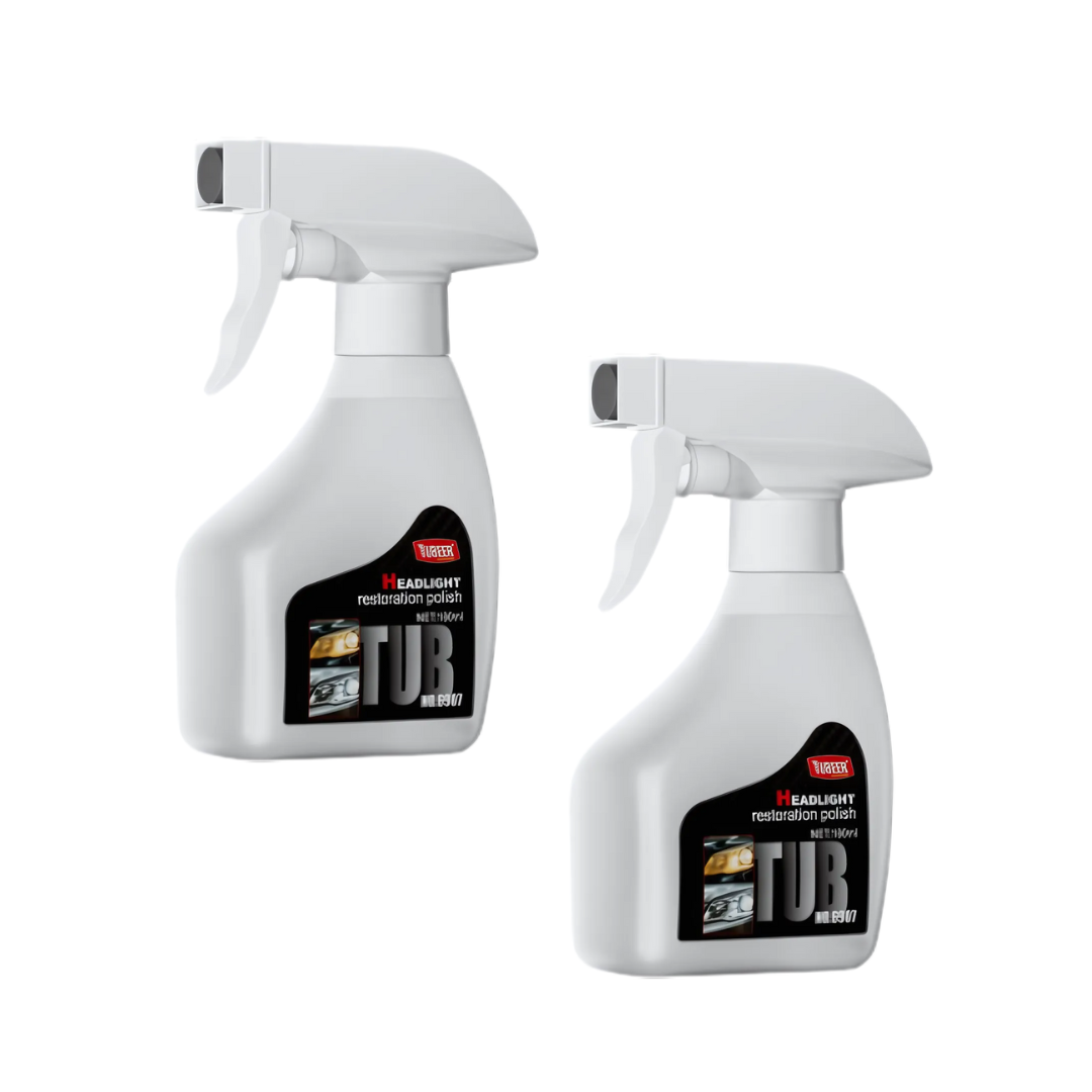 HeadlightSpray 1+1 FREE: Easy To Use Car Headlight Cleaning Spray Set