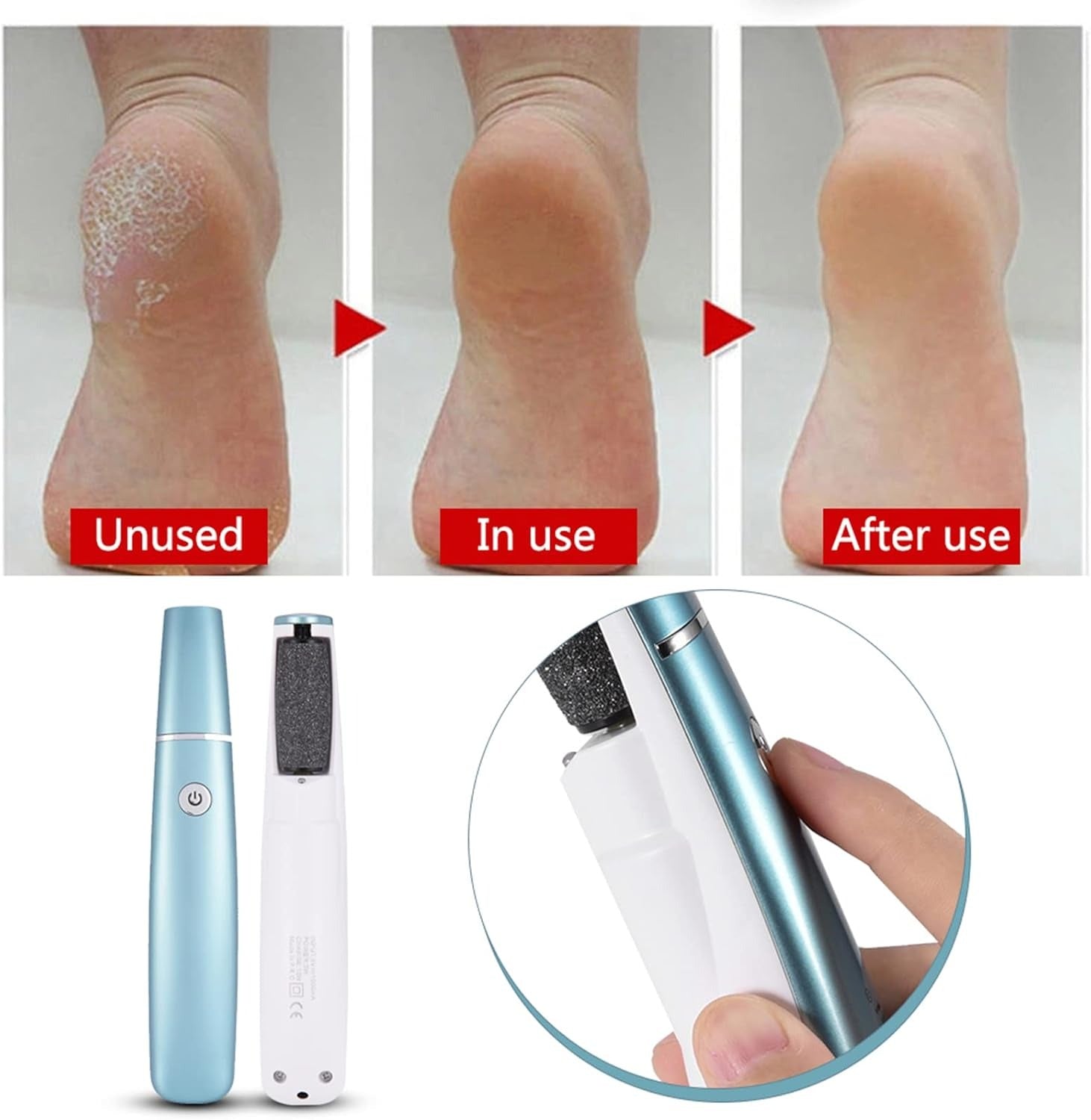 CallusGrinder 1+1 FREE - Electric Foot Grinder Callus Remover