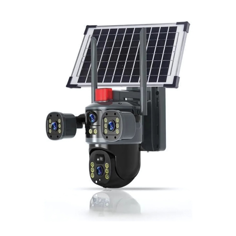 Globetrek° DomeCamera: Triple Lens Solar Powered Dome Camera