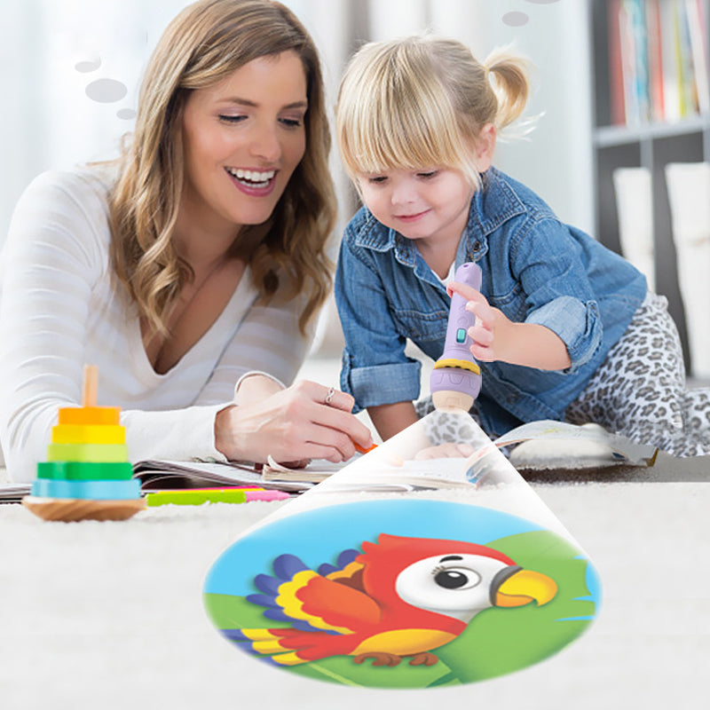Kletshuts™ FlashlightProjector: Magical Storytime Flashlight Projector For Kids