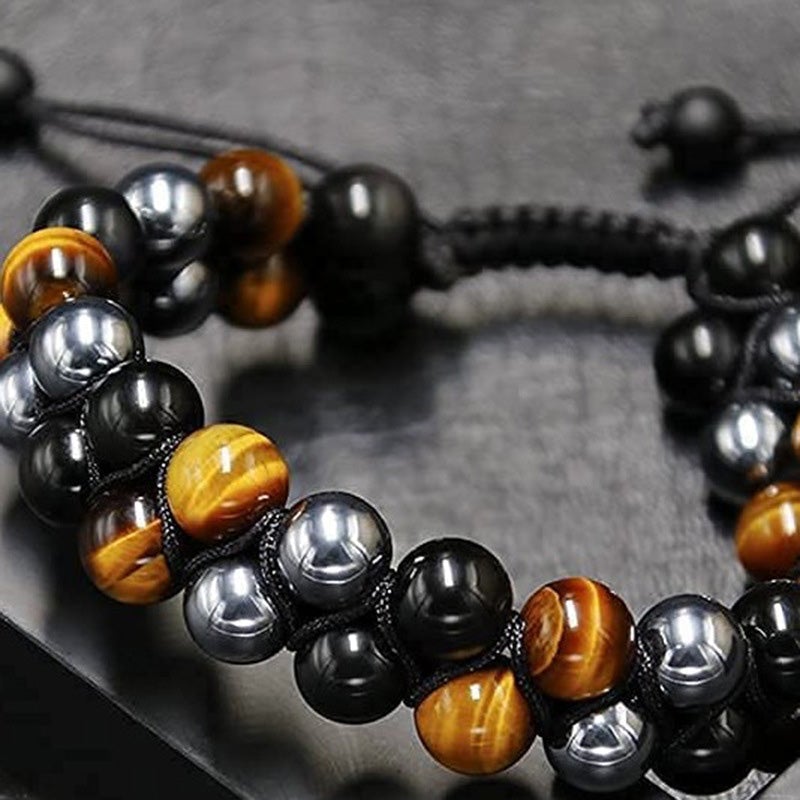 Jewelance™ ProtectionBracelet 1+1 FREE: Double Layer Tiger’s Eye Protection Bracelet