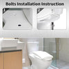 Globetrek° ToiletBolt 1+1 Set FREE: Heavy Duty Toilet Seat Locking Bolt And Screws Kit
