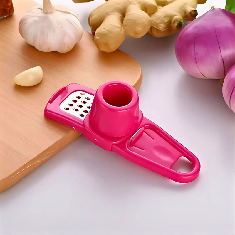 Globetrek° GarlicGrinder 1+1 FREE: Quick Crush Garlic Manual Grinder Tool
