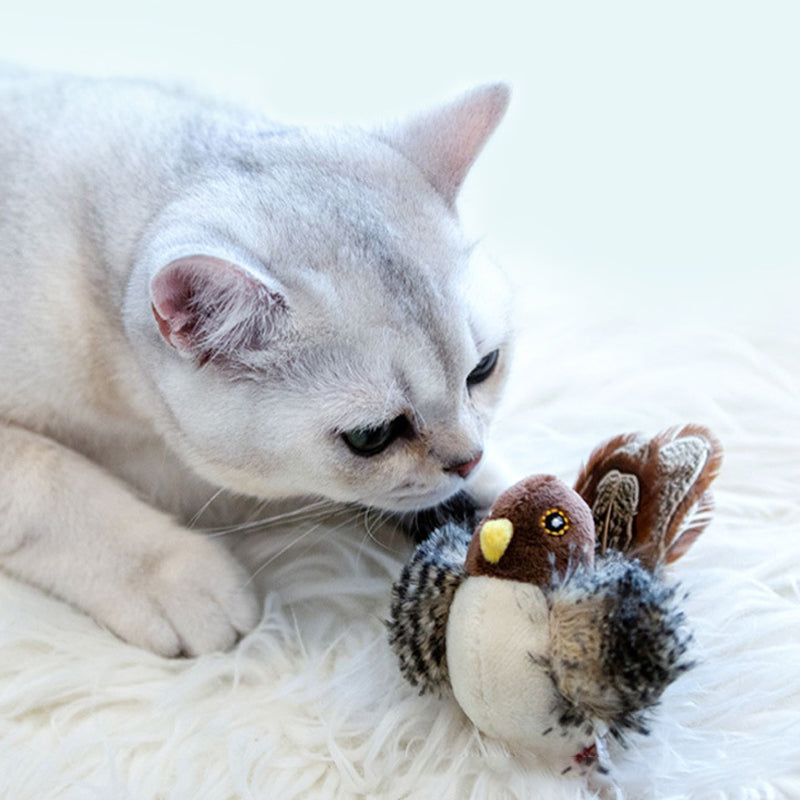 Catfri® BirdToy: Interactive Chirping Bird Toy For Cats