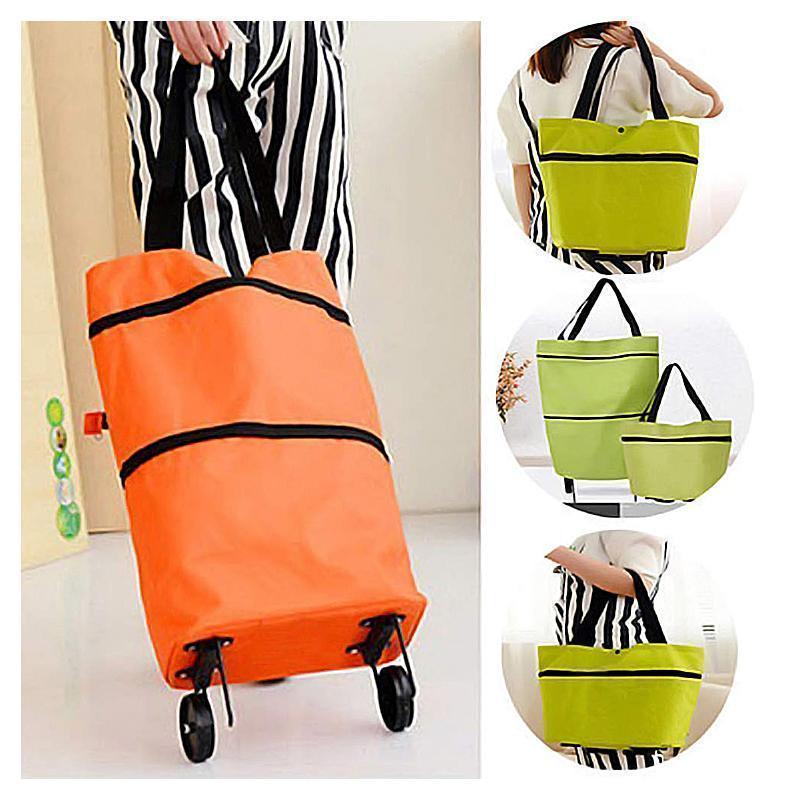 Icone™ GroceryBag 1+1 FREE: Large Capacity Grocery Bag With Foldable Wheels