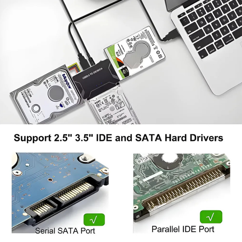 RecoveryConverter - USB 3.0 To IDE/SATA Data Transfer And Recovery Converter