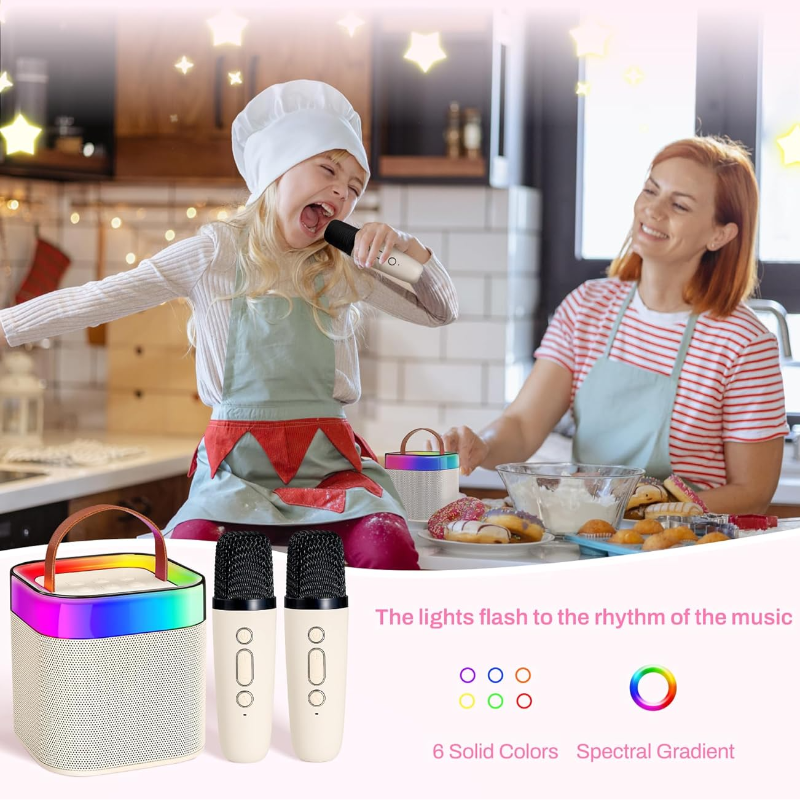 KaraokePro – Mini Karaoke Machine With Wireless Microphones