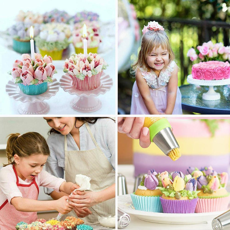 Globetrek° PipingTip: Stainless Steel Cake And Pastry Decorating Pipping Tip Set