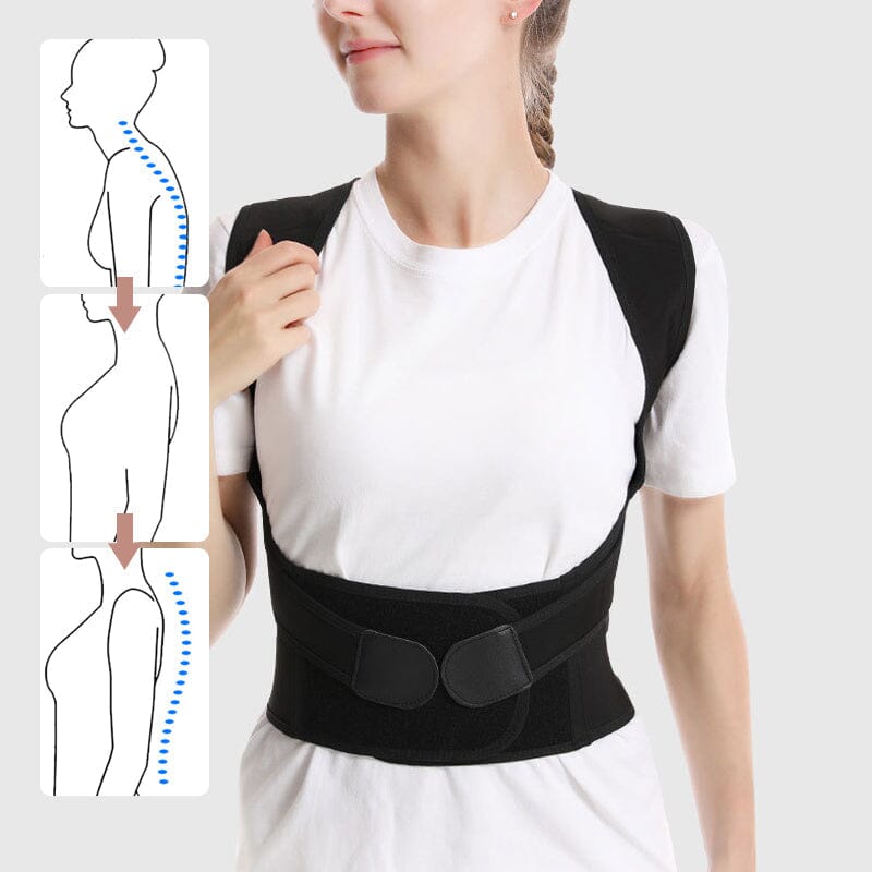 Icone™ CorrectionBelt: Adjustable Back Posture Correction Belt