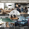 Globetrek° DigitalClock: Large LED Screen Display Digital Clock