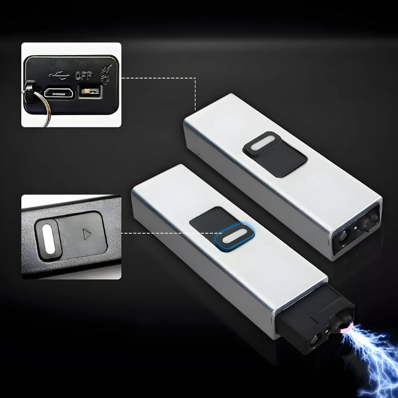 MiniShock: 2-In-1 Rechargeable Portable Self-Defense Device