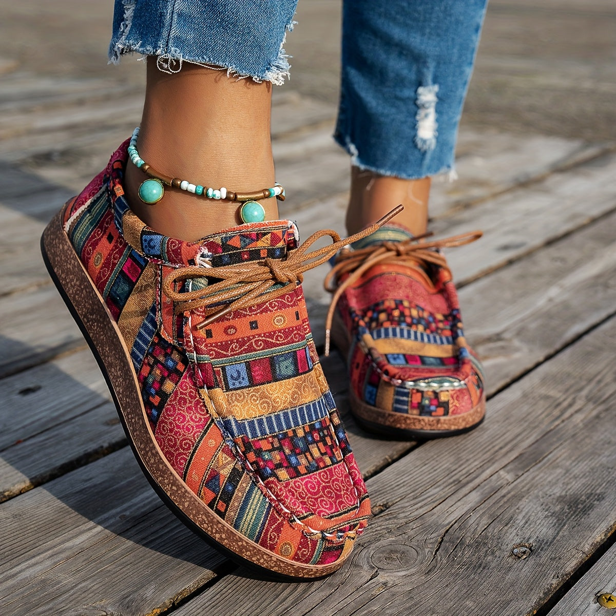 Happy™ ColorfulShoes: Stylish Modern Design Women's Footwear
