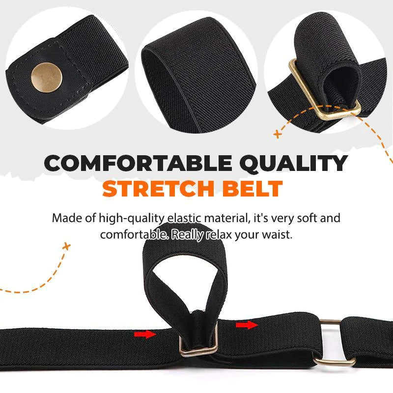 Icone™ ElasticBelt 1+1 FREE: Buckle Free Invisible Elastic Waist Belts