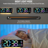 Globetrek° DigitalClock: Large LED Screen Display Digital Clock