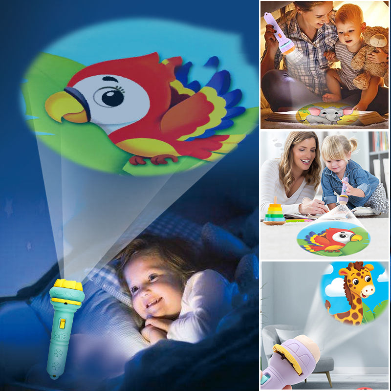 Kletshuts™ FlashlightProjector: Magical Storytime Flashlight Projector For Kids